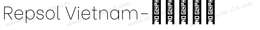 Repsol Vietnam字体转换
